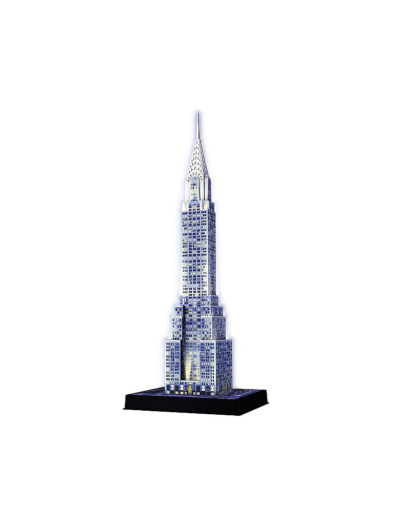 RAVENSBURGER | 3D Puzzle - Chrysler Building bei Nacht | keine Farbe