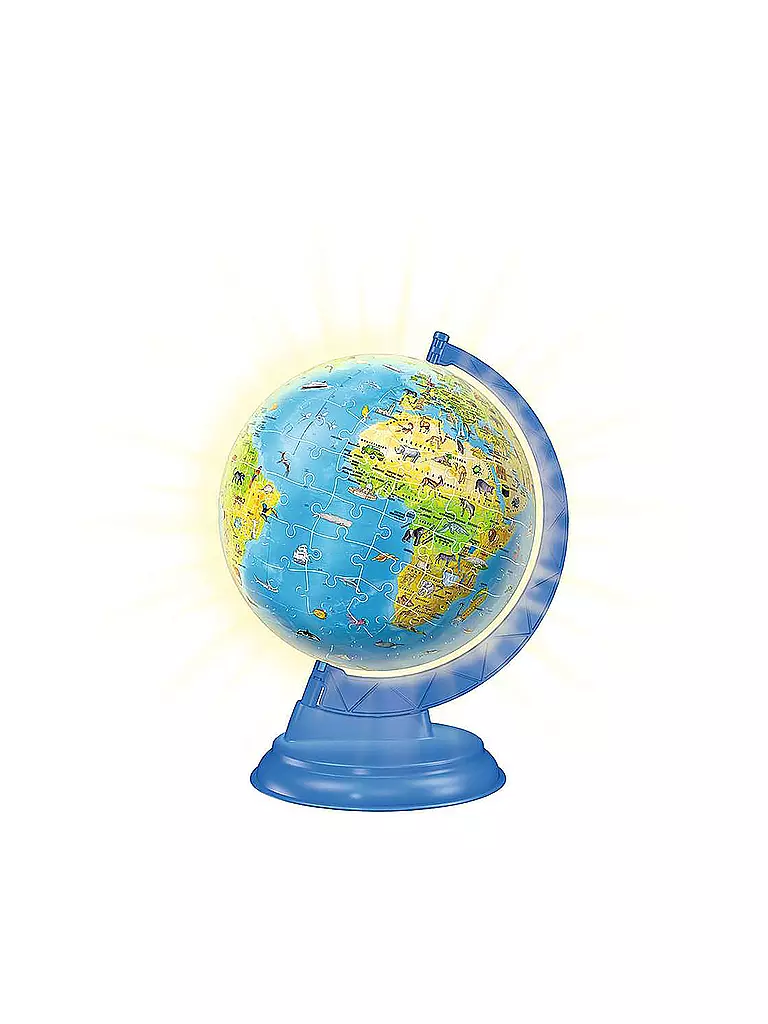 RAVENSBURGER | 3D Puzzle - Kinderglobus mit Licht 180 Teile | keine Farbe