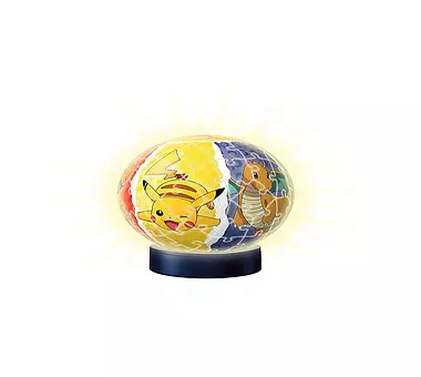 Pokémon 3D Puzzle Nachtlicht Puzzle Ball (72 Teile