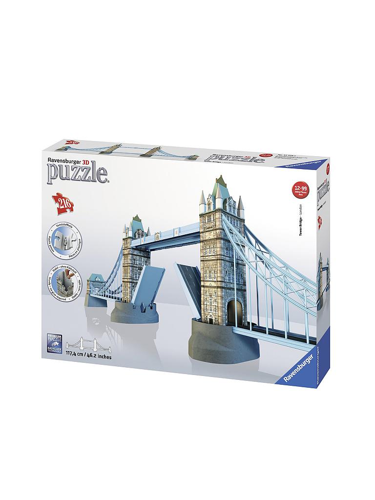 RAVENSBURGER | 3D Puzzle - Tower Bridge London 216 Teile  | keine Farbe