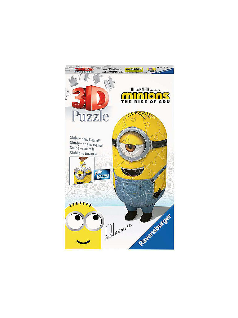 RAVENSBURGER | 3D Puzzle Minion Jeans 11199 - Minions 2 - 54 Teile | keine Farbe