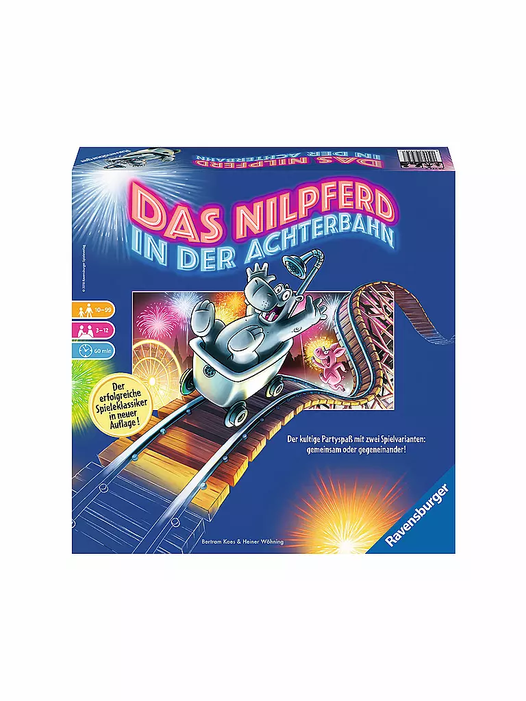 RAVENSBURGER | Brettspiel - Das Nilpferd in der Achterbahn | keine Farbe