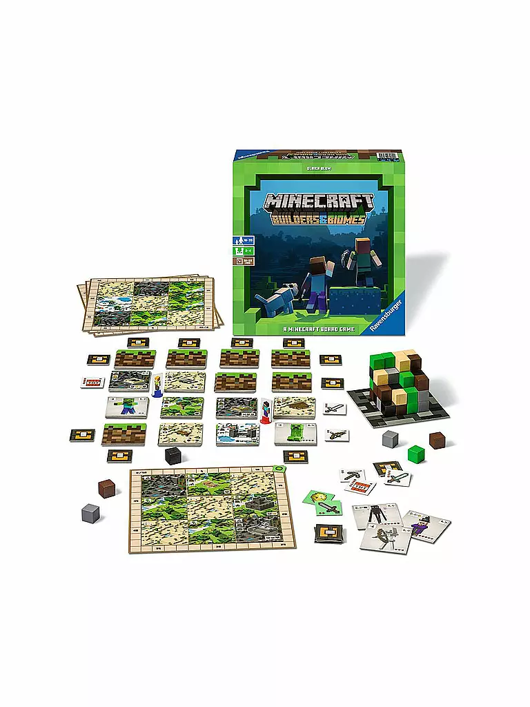 RAVENSBURGER | Brettspiel - Minecraft Builders & Biomes | keine Farbe