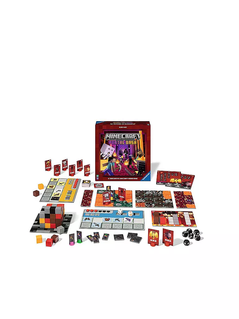 RAVENSBURGER | Brettspiel - Minecraft Portal Dash | keine Farbe
