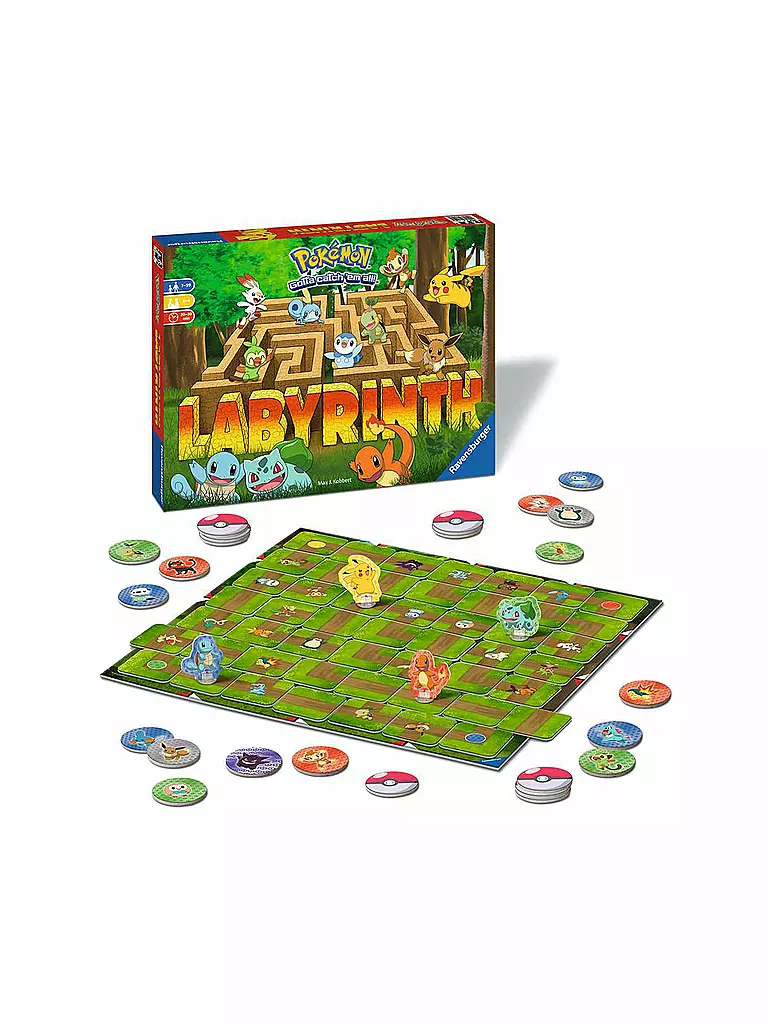 RAVENSBURGER | Brettspiel - Pokémon Labyrinth | keine Farbe