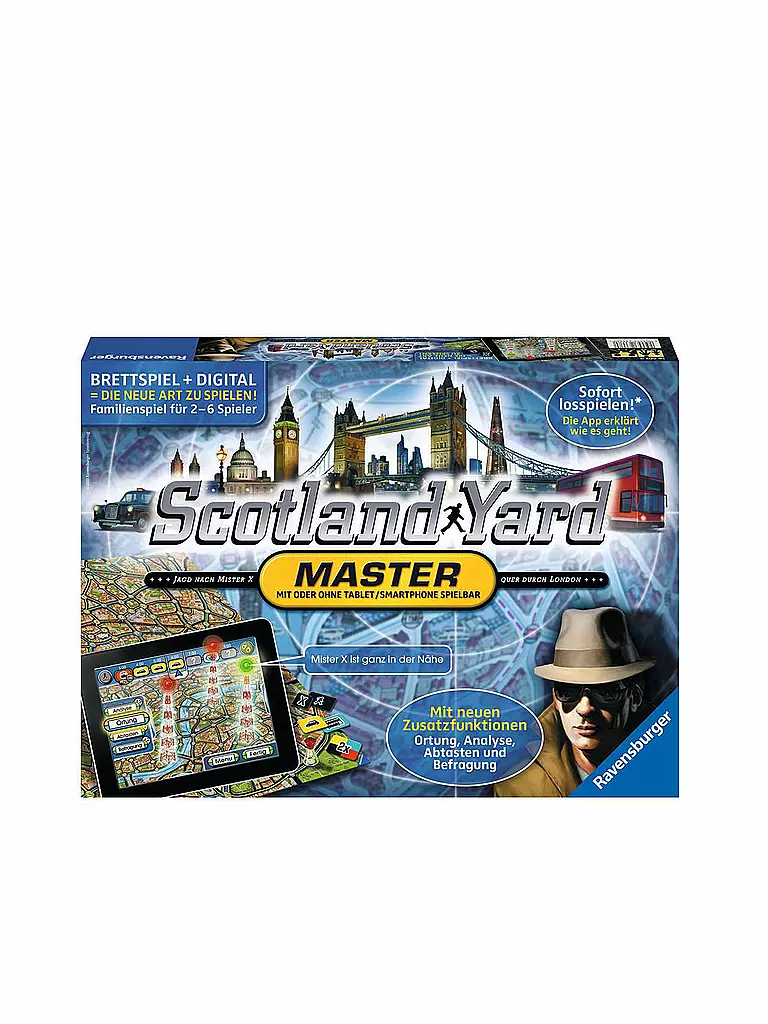 RAVENSBURGER | Brettspiel - Scotland Yard Master | keine Farbe