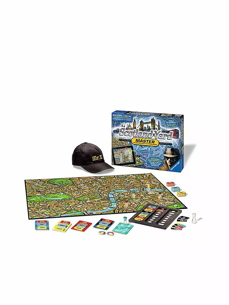 RAVENSBURGER | Brettspiel - Scotland Yard Master | keine Farbe