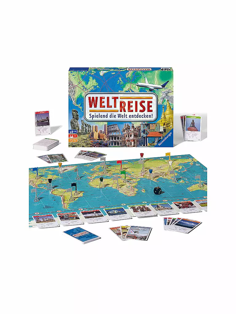 RAVENSBURGER | Brettspiel - Weltreise | keine Farbe