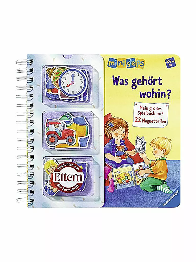 RAVENSBURGER | Buch - Was gehört wohin (mit 22 Magnetteilen) | keine Farbe