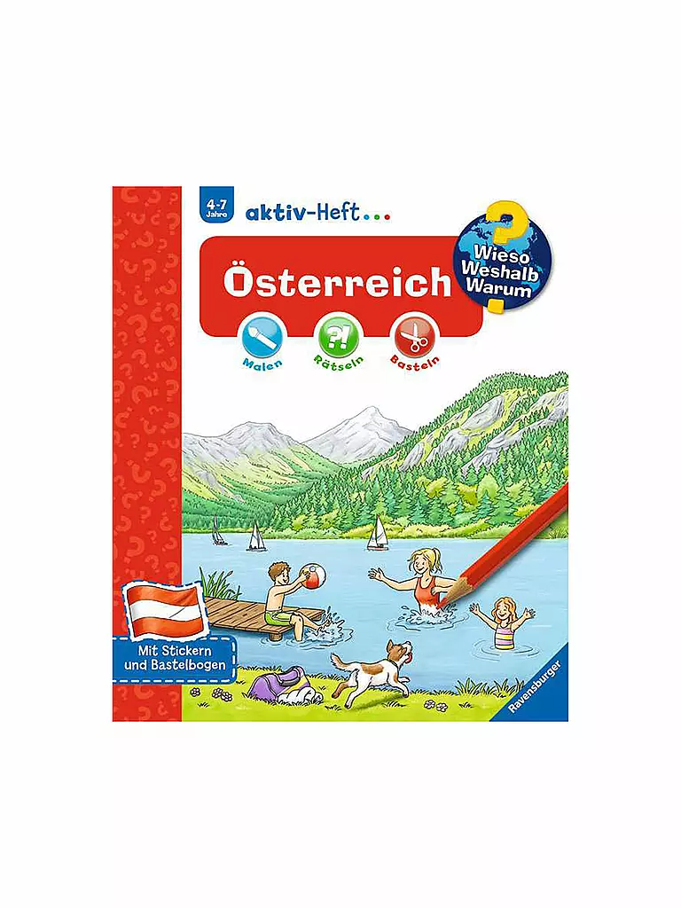 RAVENSBURGER | Buch - Wieso Weshalb Warum - Aktiv Heft - Österreich  | keine Farbe