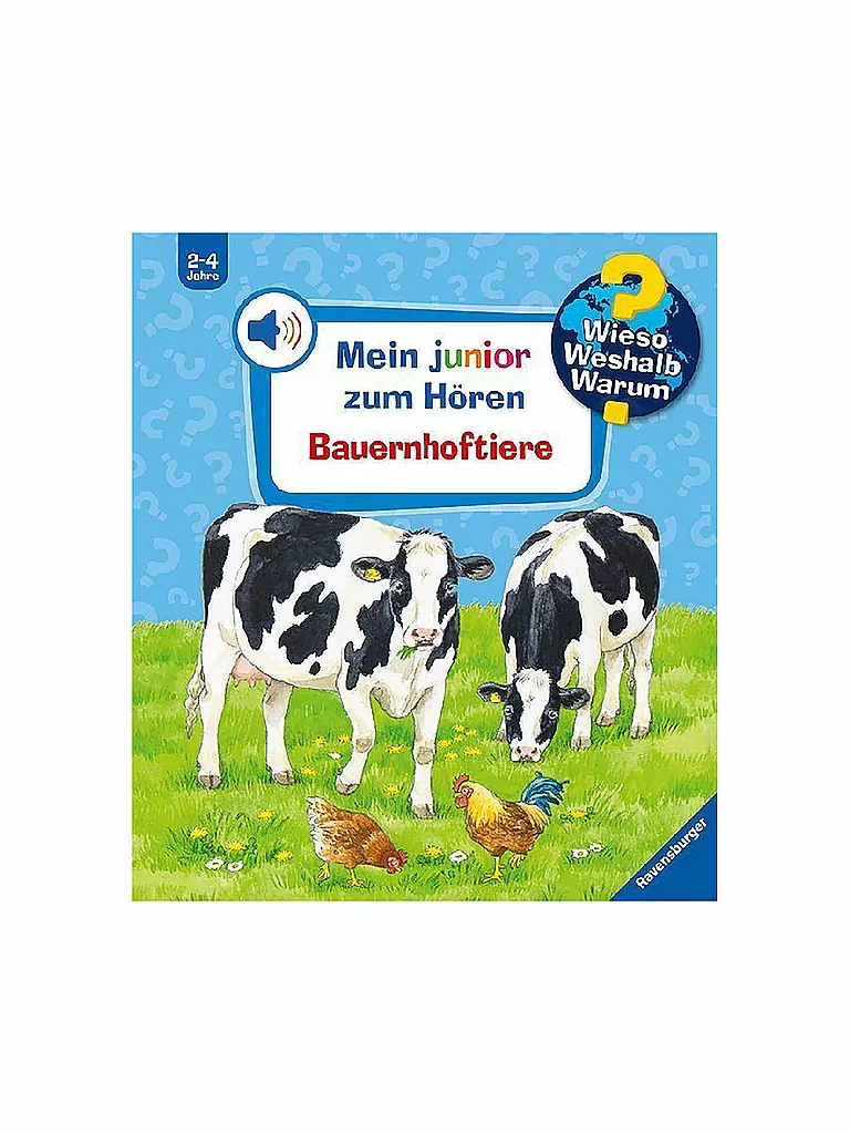RAVENSBURGER | Buch - Wieso Weshalb Warum - Bauernhoftiere mit Soundeffekten | keine Farbe