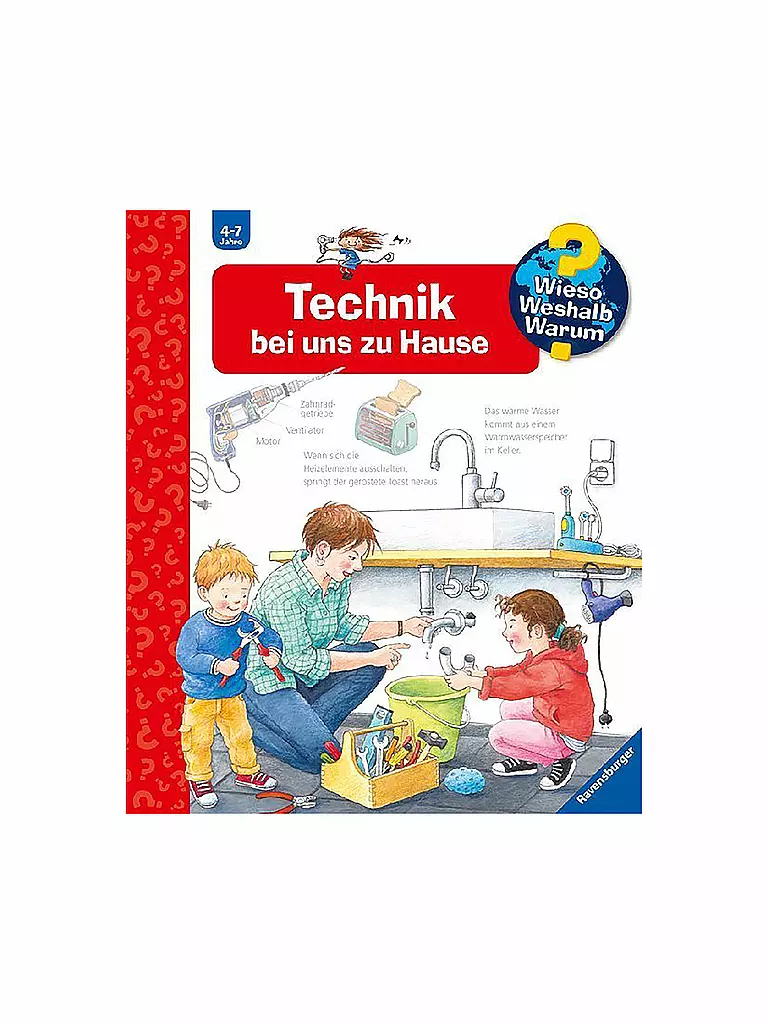 RAVENSBURGER | Buch - Wieso Weshalb Warum - Technik bei uns zu Hause Band 24  | keine Farbe