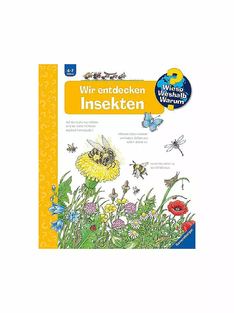 RAVENSBURGER | Buch - Wieso Weshalb Warum - Wir entdecken Insekten | keine Farbe