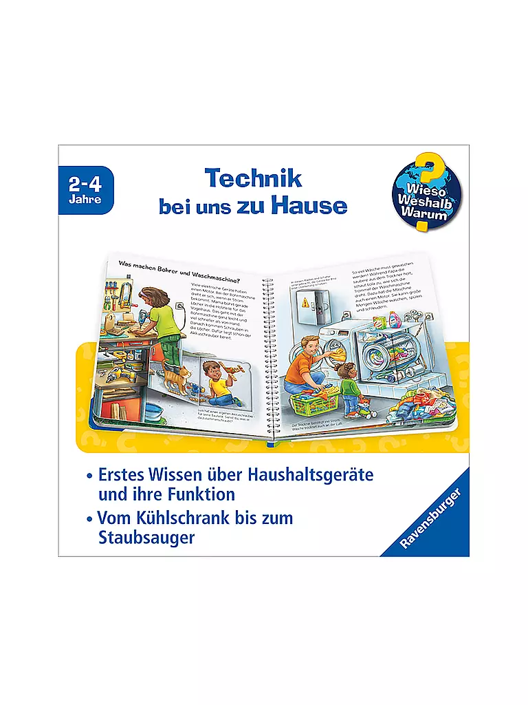 RAVENSBURGER | Buch - Wieso Weshalb Warum Junior - Bohrer, Lampe, Spülmaschine, Andrea Erne | keine Farbe