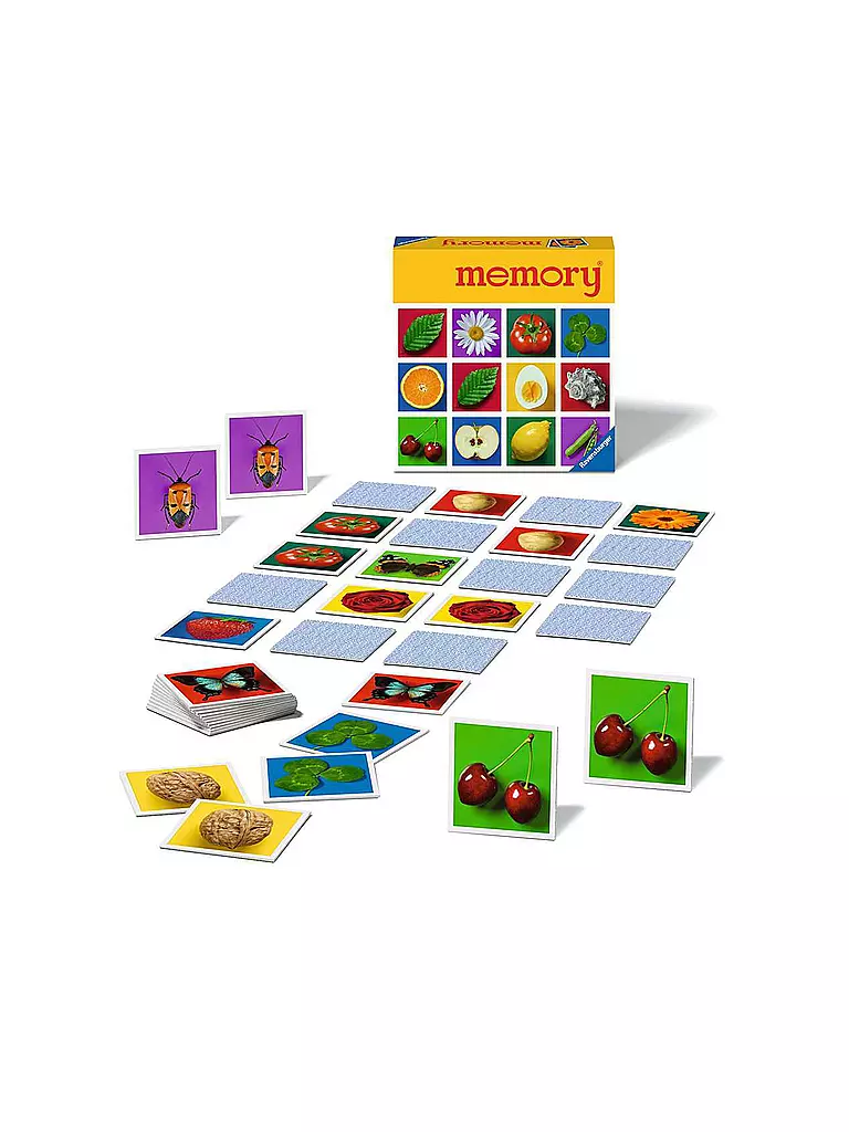 RAVENSBURGER | Classic memory® Neuauflage des Spieleklassikers aus dem Jahr 1969 | keine Farbe