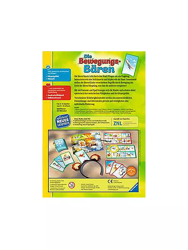 RAVENSBURGER | Die Bewegungs - Baeren  | keine Farbe