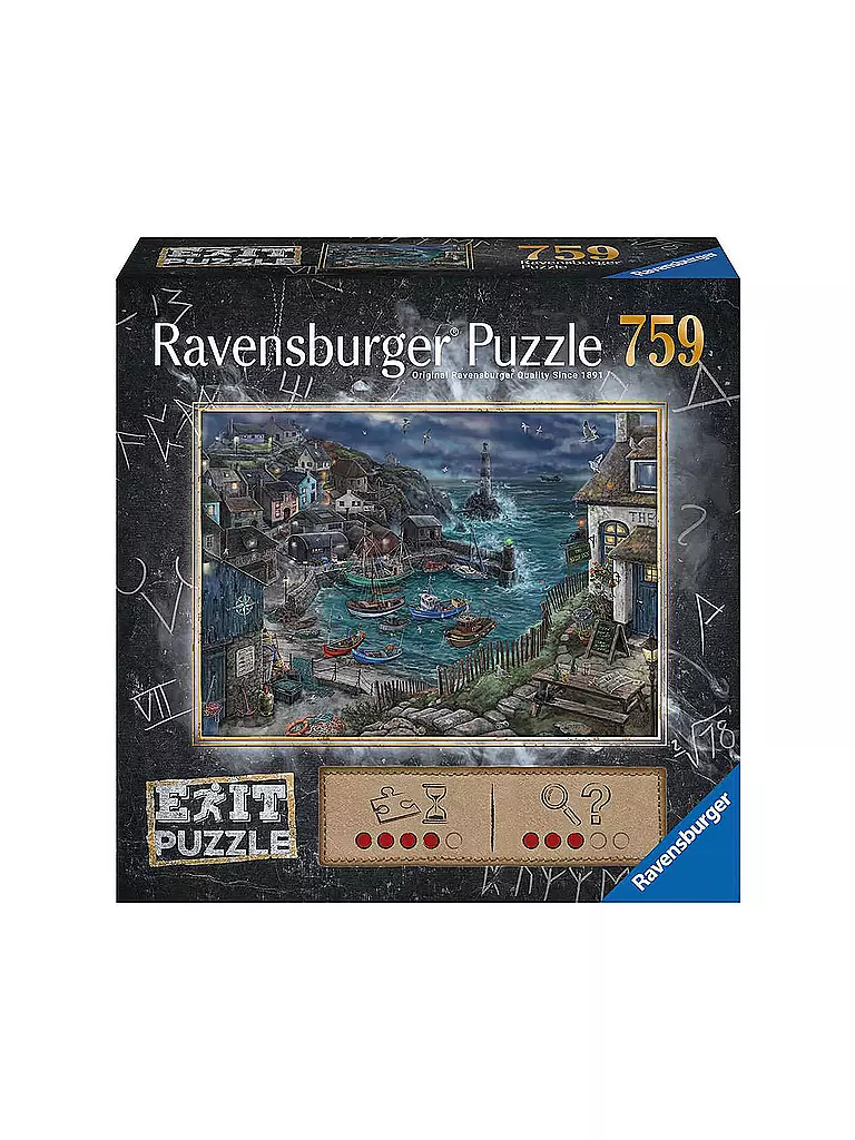 RAVENSBURGER | EXIT Puzzle - Das Fischerdorf - 759 Teile | keine Farbe