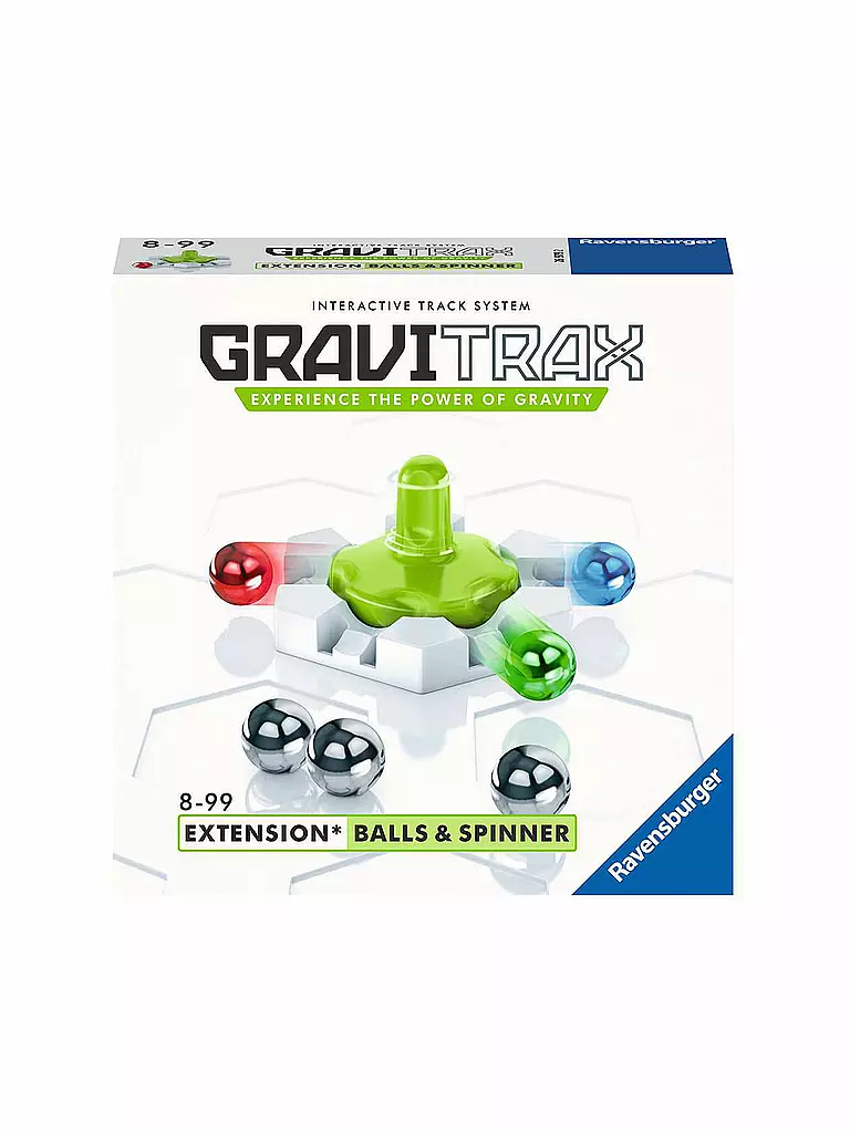 RAVENSBURGER | GraviTrax Kugelbahn – Erweiterung Balls und Spinner | keine Farbe