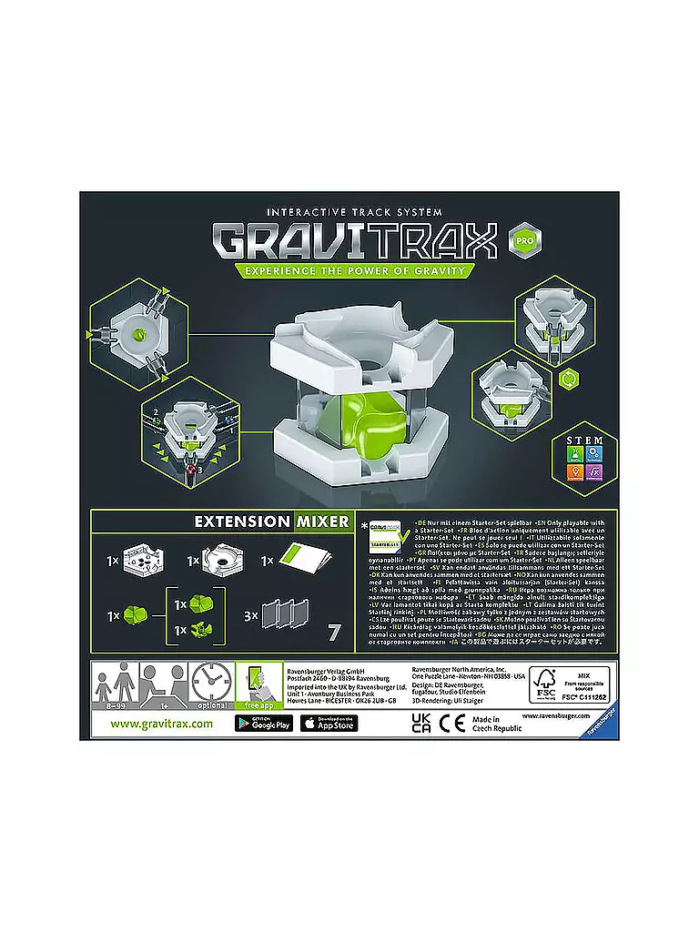 RAVENSBURGER | GraviTrax PRO Erweiterung Mixer | keine Farbe