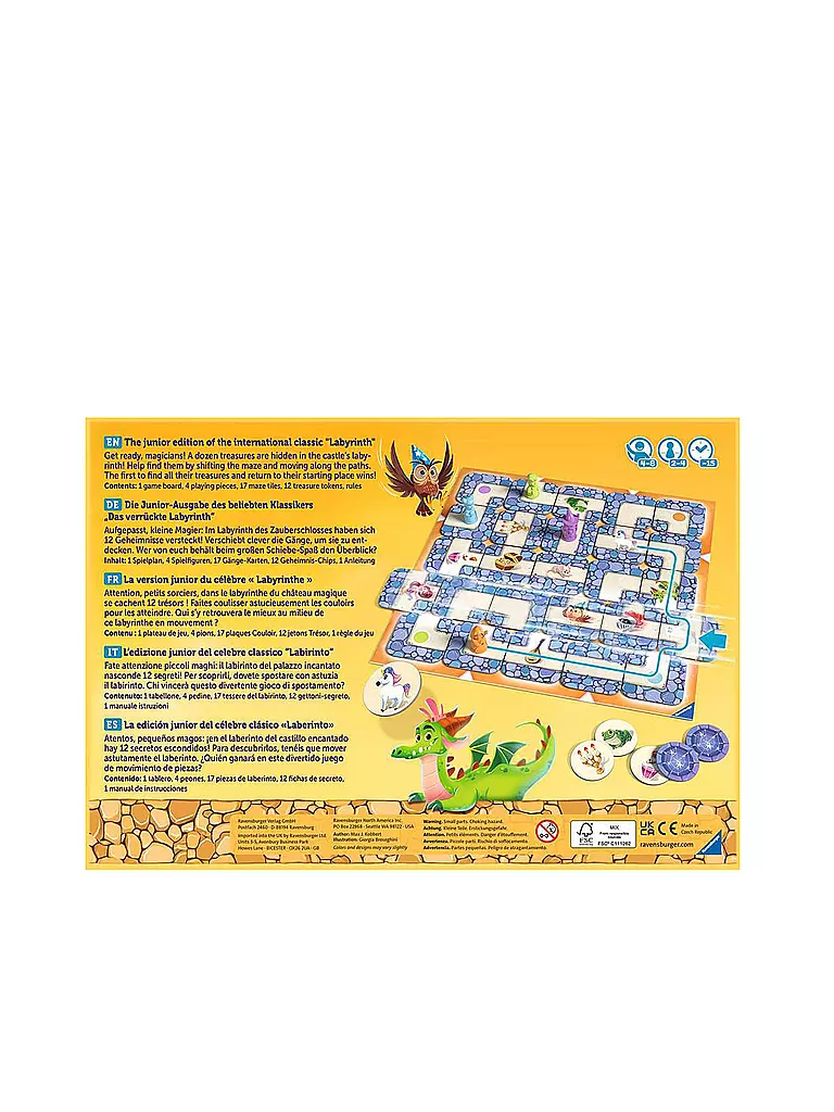 RAVENSBURGER | Junior Labyrinth | keine Farbe