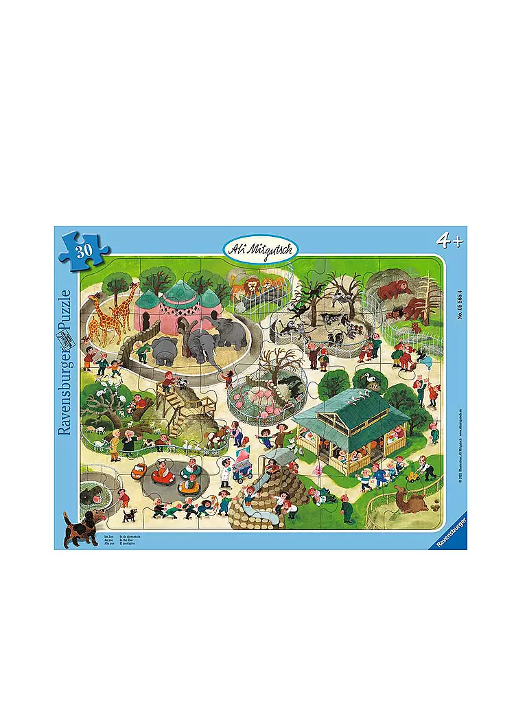 RAVENSBURGER | Kinderpuzzle - Ali Mitgutsch: Im Zoo - 30-48 Teile | keine Farbe