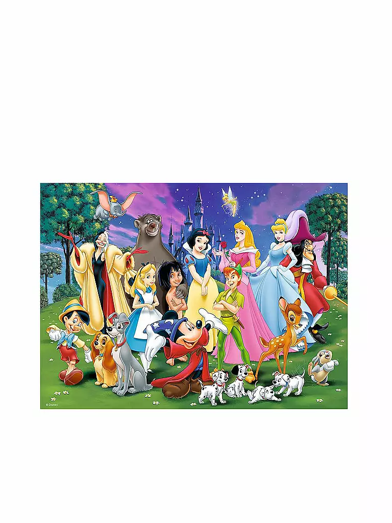 RAVENSBURGER | Kinderpuzzle - Disney Klassiker Disney Lieblinge 200 Teile | keine Farbe