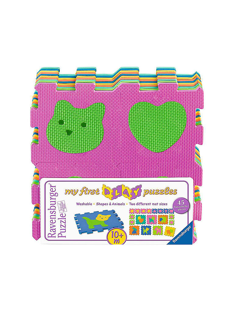 RAVENSBURGER | Kinderpuzzle - Formen und Tiere  | keine Farbe