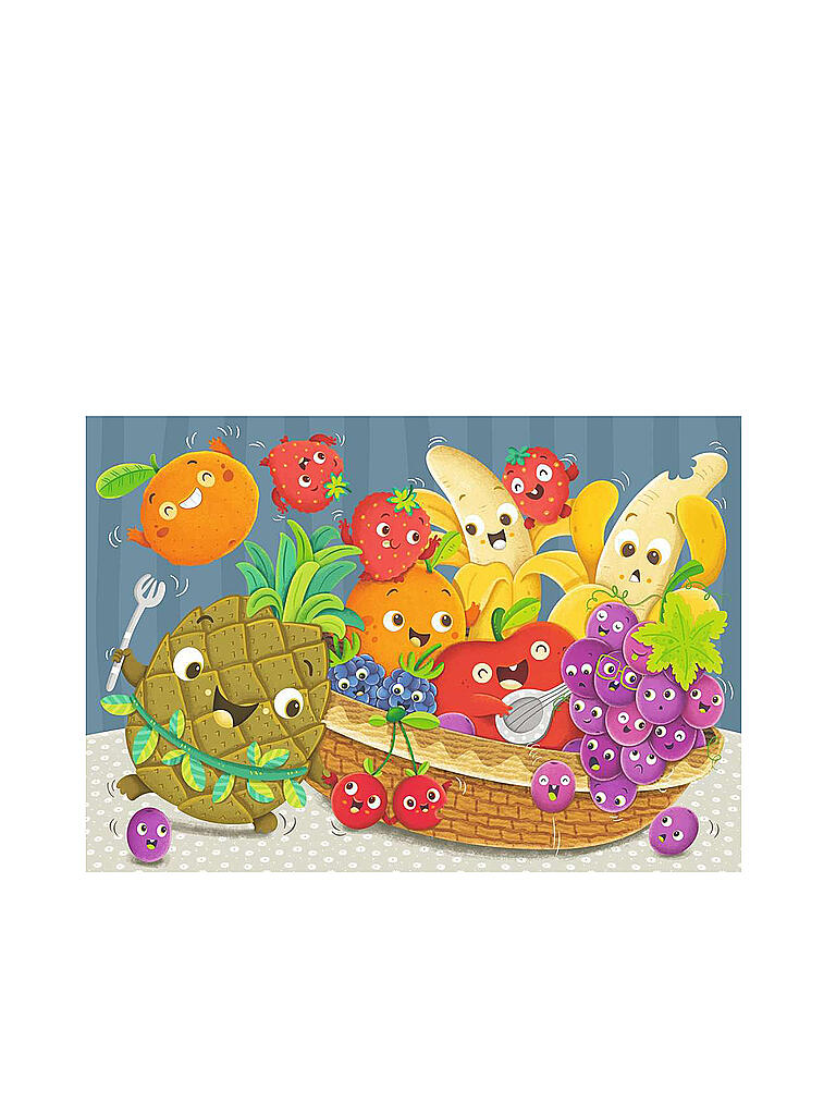 RAVENSBURGER | Kinderpuzzle - Freche Früchte - 2x24 Teile | keine Farbe