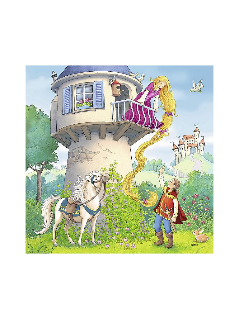 Rotkäppchen Und Der Böse Wolf Text RAVENSBURGER Kinderpuzzle - Rapunzel, Rotkäppchen und der Froschkönig