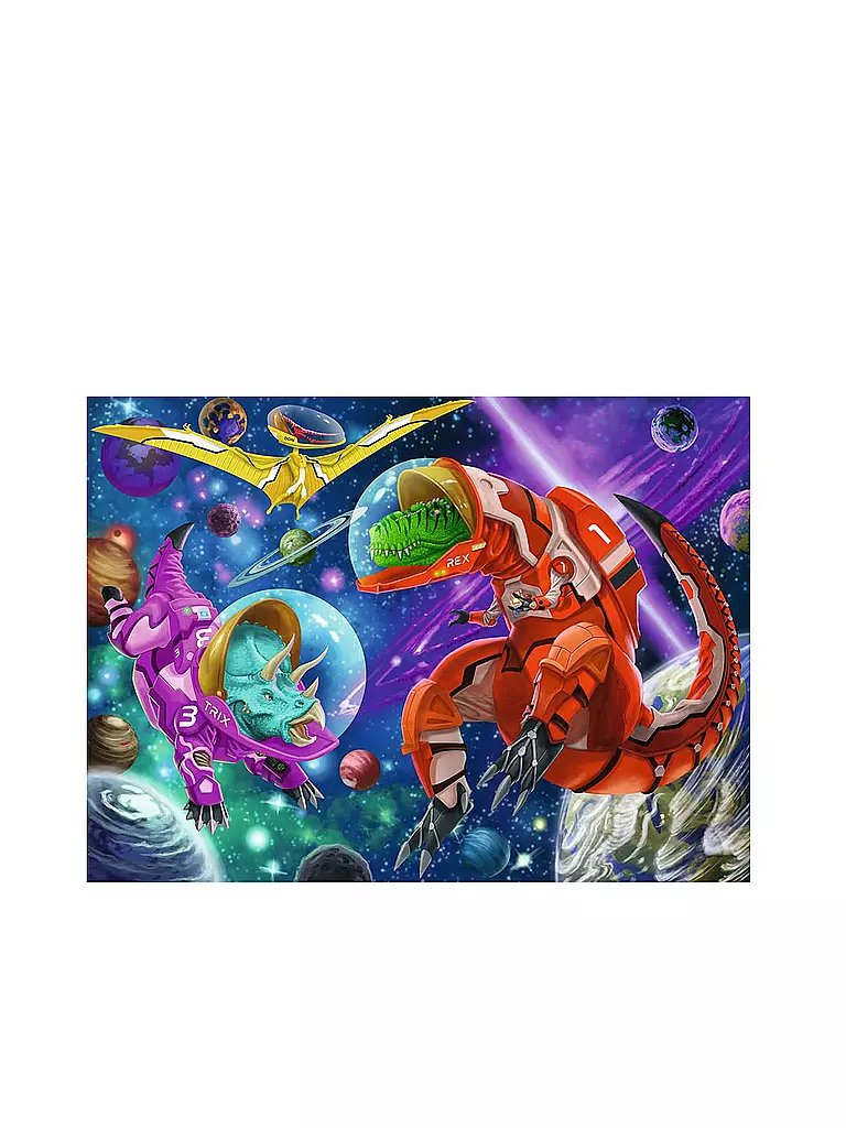 RAVENSBURGER | Kinderpuzzle - Weltall Dinos - 200 Teile | keine Farbe
