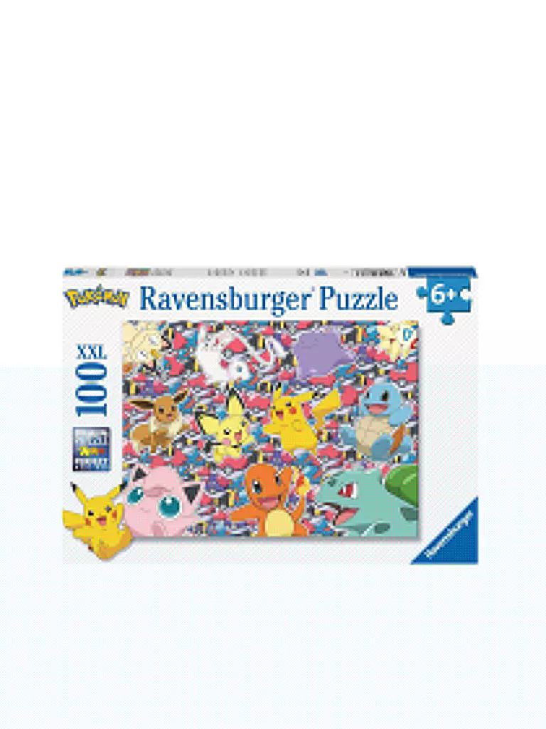 RAVENSBURGER | Kinderpuzzle Pokemon - Bereit zu kämpfen! - 100 Teile | keine Farbe