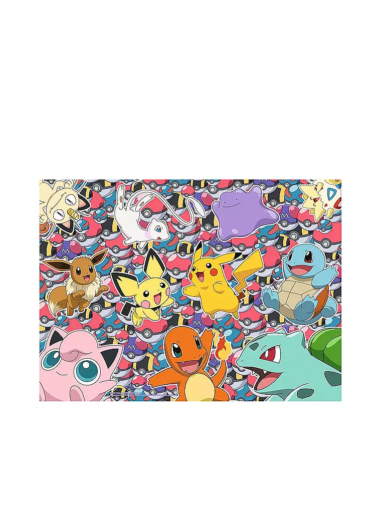 RAVENSBURGER | Kinderpuzzle Pokemon - Bereit zu kämpfen! - 100 Teile | keine Farbe