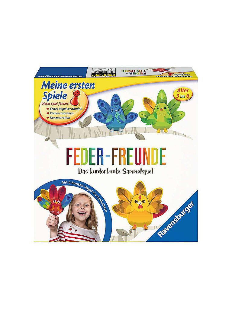 RAVENSBURGER | Kinderspiel - Feder Freunde | keine Farbe