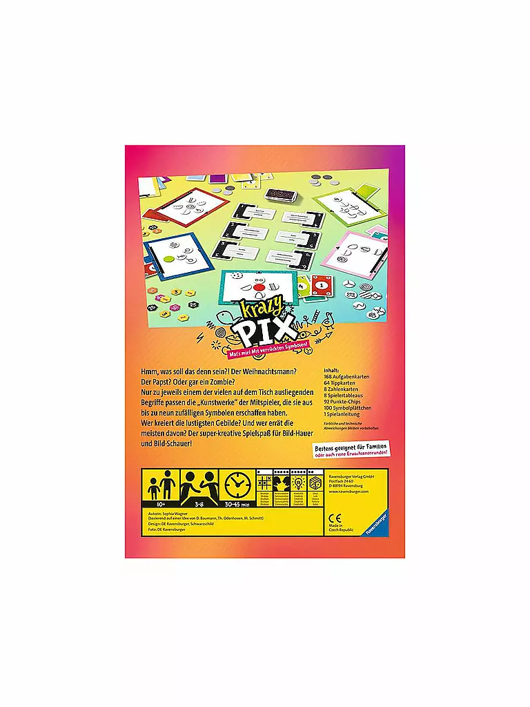 RAVENSBURGER | Krazy Pix | keine Farbe
