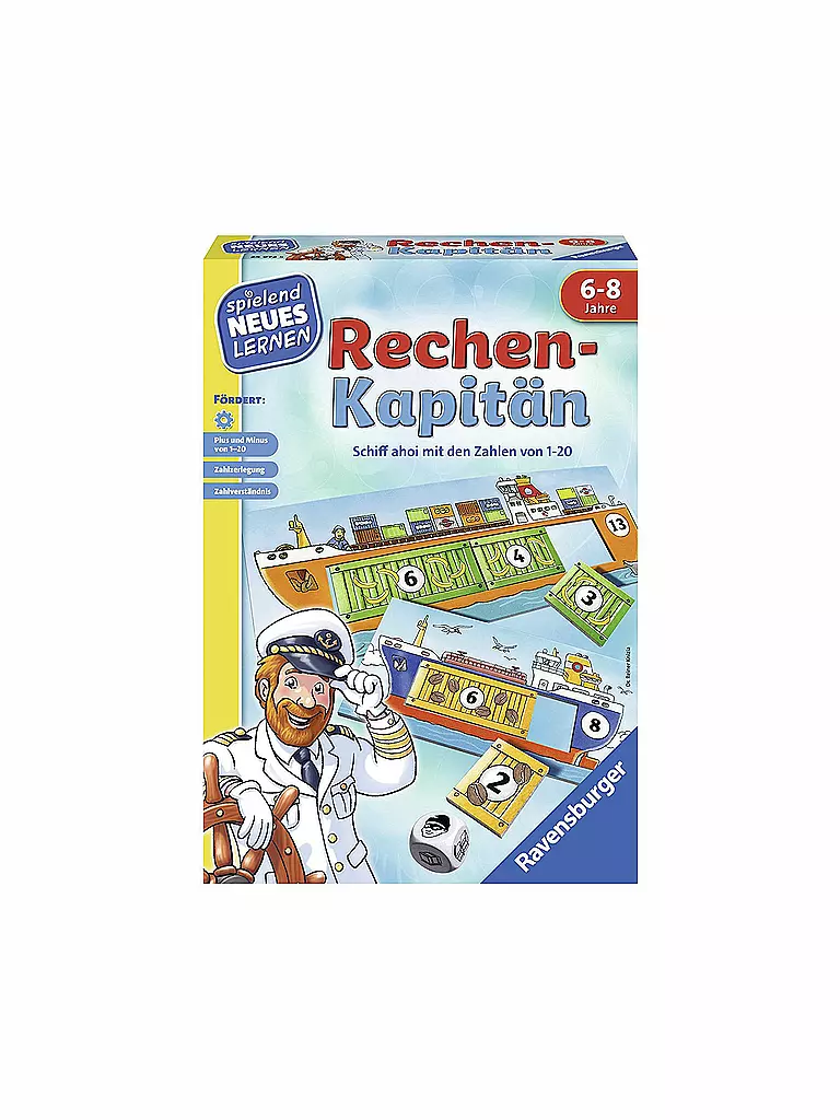 RAVENSBURGER | Lernspiel - Rechen-Kapitän | keine Farbe