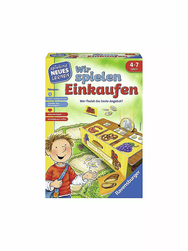 RAVENSBURGER | Lernspiel - Wir spielen einkaufen | keine Farbe