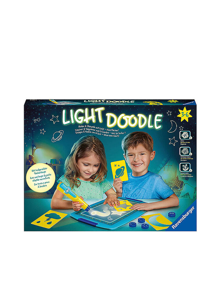 RAVENSBURGER | Light Doodle Moon & Stars | keine Farbe