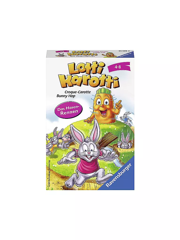RAVENSBURGER | Lotti Karotti - Hasenrennen - Mitbringspiel  | 