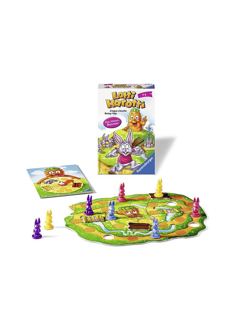 RAVENSBURGER | Lotti Karotti - Hasenrennen - Mitbringspiel  | 