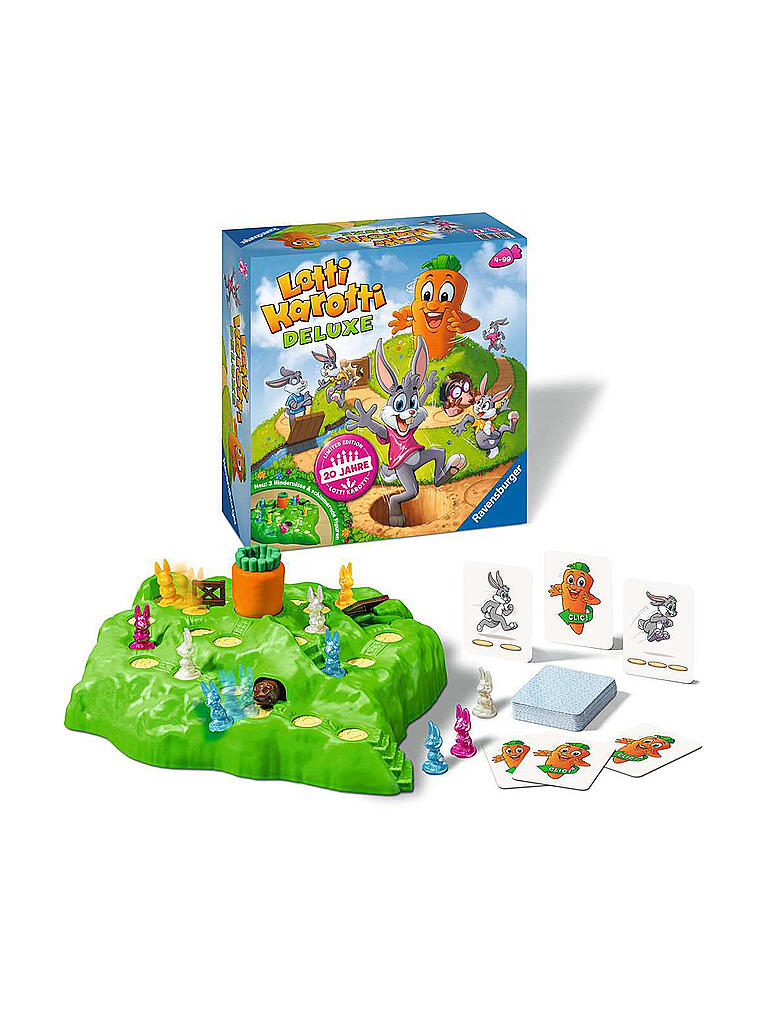 RAVENSBURGER | Lotti Karotti Deluxe - Wettlaufspiel | keine Farbe