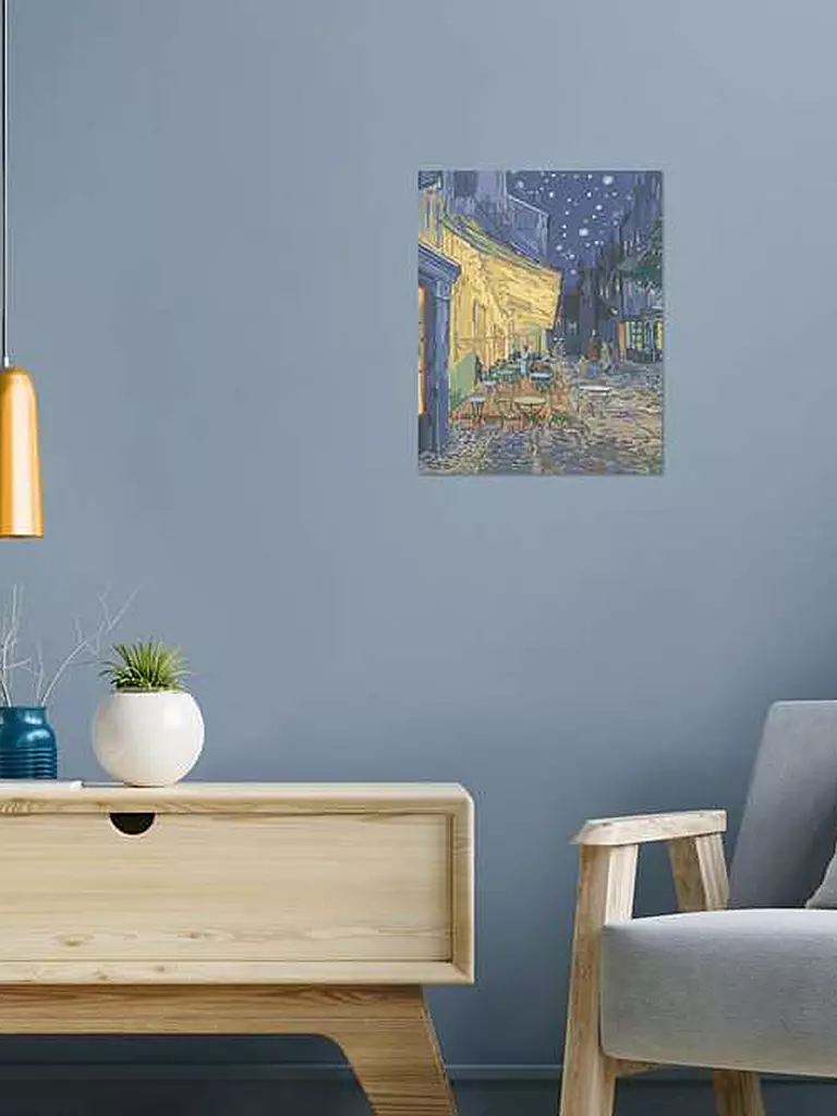 RAVENSBURGER | Malen nach Zahlen - ART Collection: Café Terrace at Night  (Van Gogh) | keine Farbe
