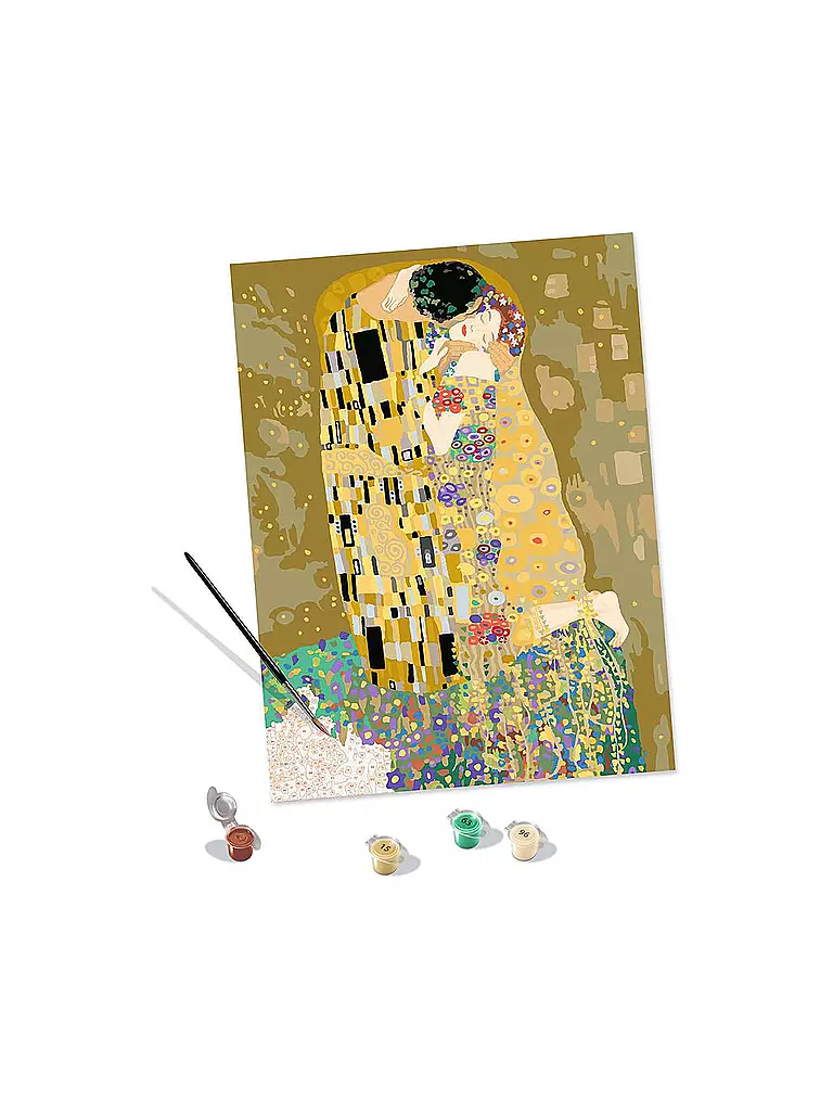 RAVENSBURGER | Malen nach Zahlen - ART Collection: The Kiss (Klimt) | keine Farbe