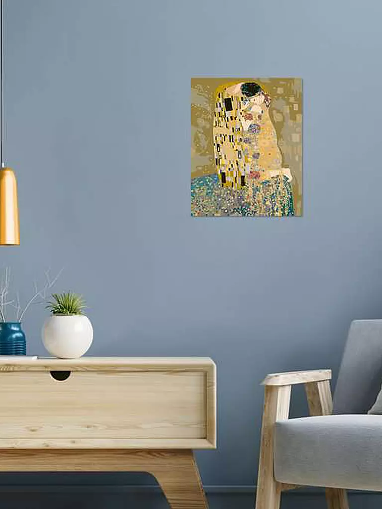 RAVENSBURGER | Malen nach Zahlen - ART Collection: The Kiss (Klimt) | keine Farbe