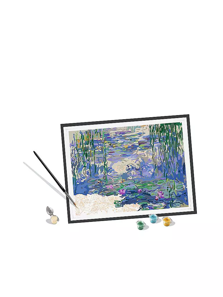 RAVENSBURGER | Malen nach Zahlen - ART Collection: Waterlilies (Monet) | keine Farbe