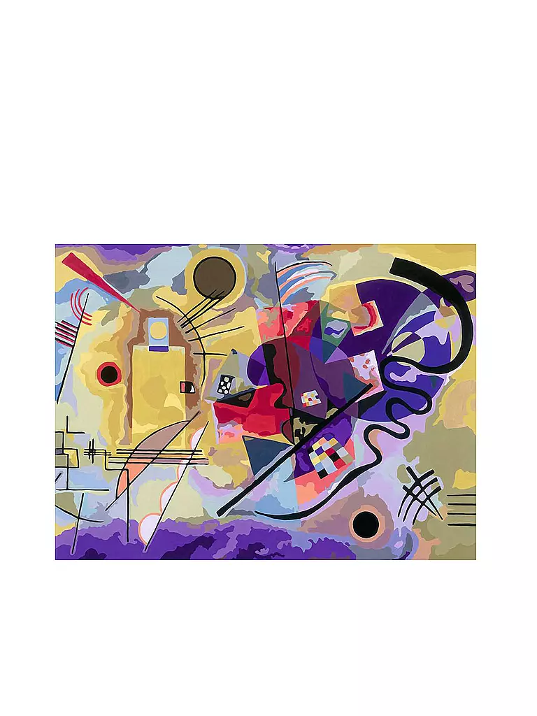 RAVENSBURGER | Malen nach Zahlen - ART Collection: Yellow, Red, Blue (Kandinsky) | keine Farbe