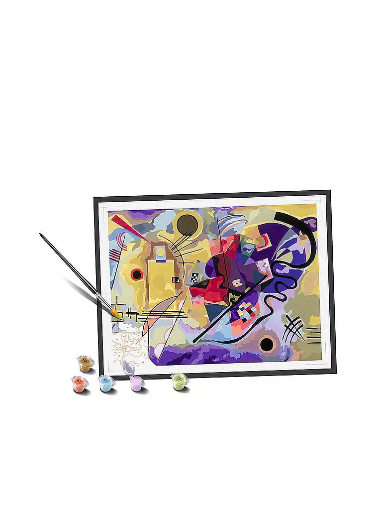RAVENSBURGER | Malen nach Zahlen - ART Collection: Yellow, Red, Blue (Kandinsky) | keine Farbe