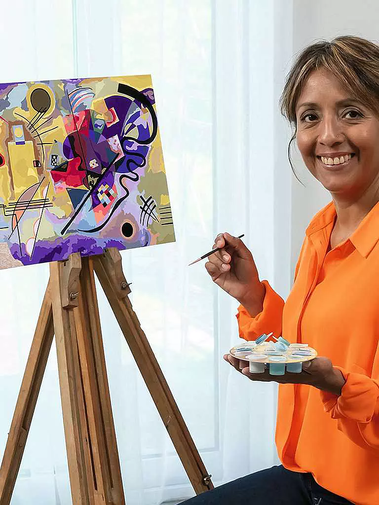 RAVENSBURGER | Malen nach Zahlen - ART Collection: Yellow, Red, Blue (Kandinsky) | keine Farbe