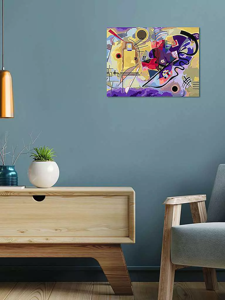RAVENSBURGER | Malen nach Zahlen - ART Collection: Yellow, Red, Blue (Kandinsky) | keine Farbe
