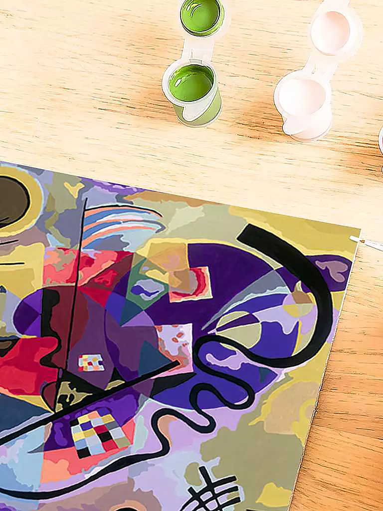 RAVENSBURGER | Malen nach Zahlen - ART Collection: Yellow, Red, Blue (Kandinsky) | keine Farbe
