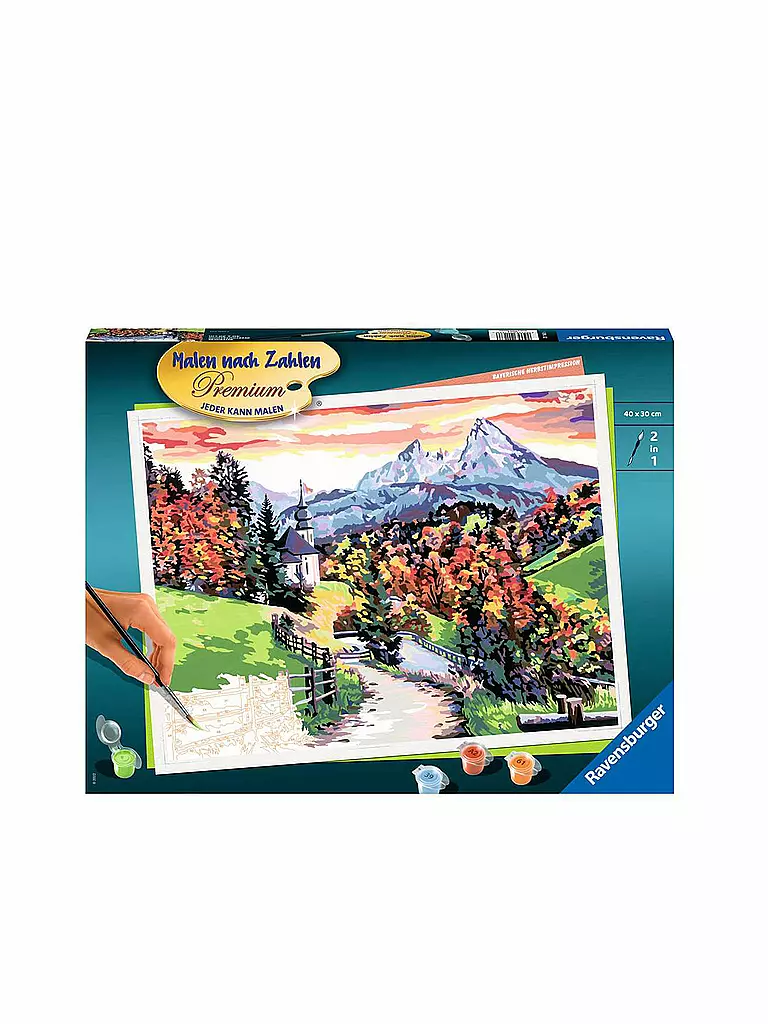 RAVENSBURGER | Malen nach Zahlen - Bayerische Herbstimpression | keine Farbe